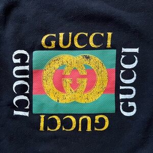 Gucci GG box distressed logo sweatshirt